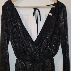 XHILARATION Shimmer Romper